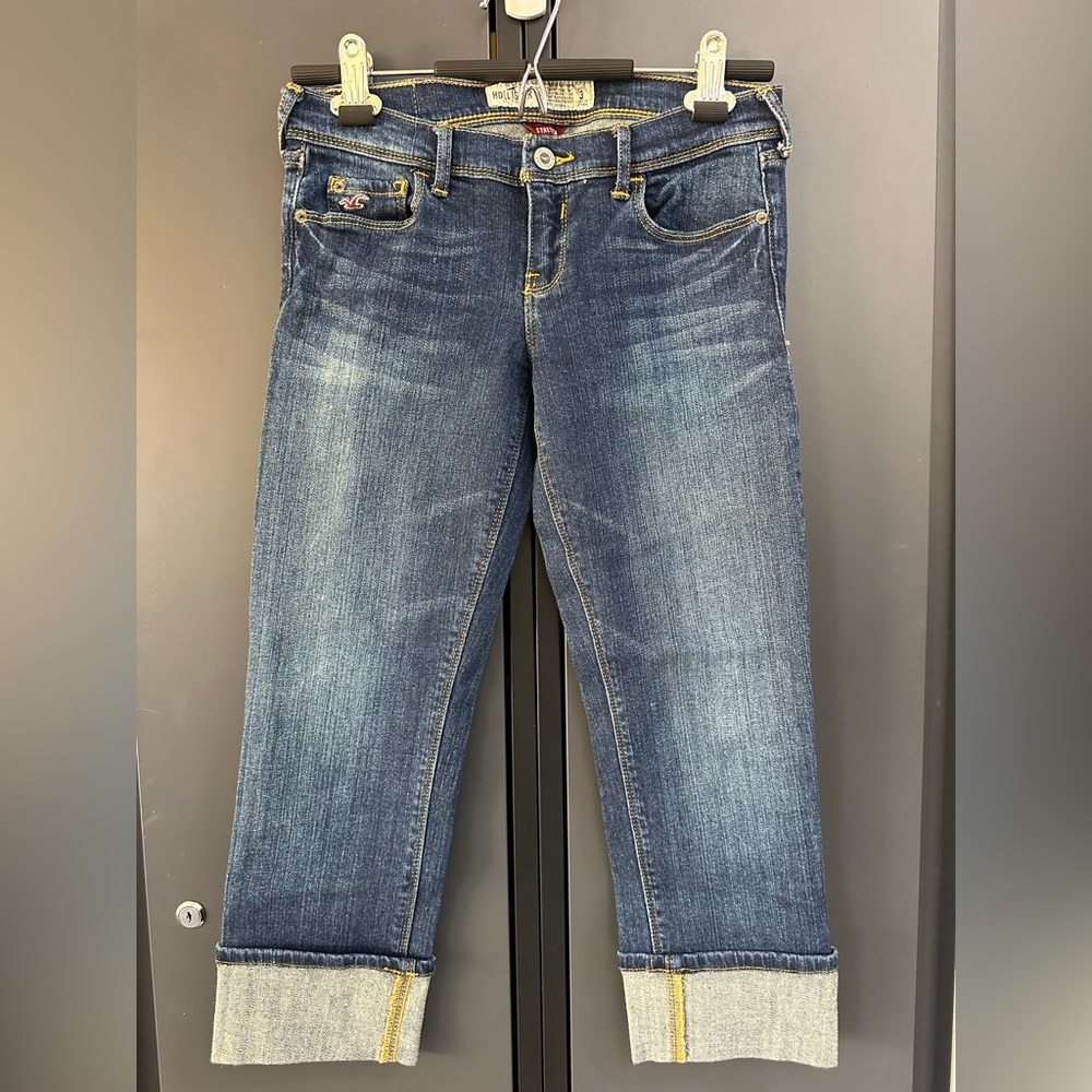 Vintage Hollister Y2K jean capris-size 3